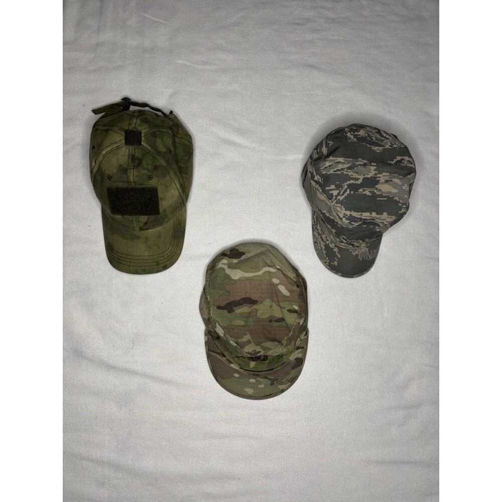Lot 3 Military Camo Patrol Caps Army Multicam Air Force‎ ABU Condor Tactical